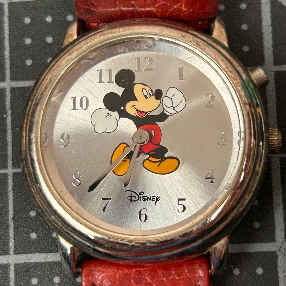 Vintage Disney SII Unisex Mickey Mouse‎ Running Legs Watch WR 30M MU0319